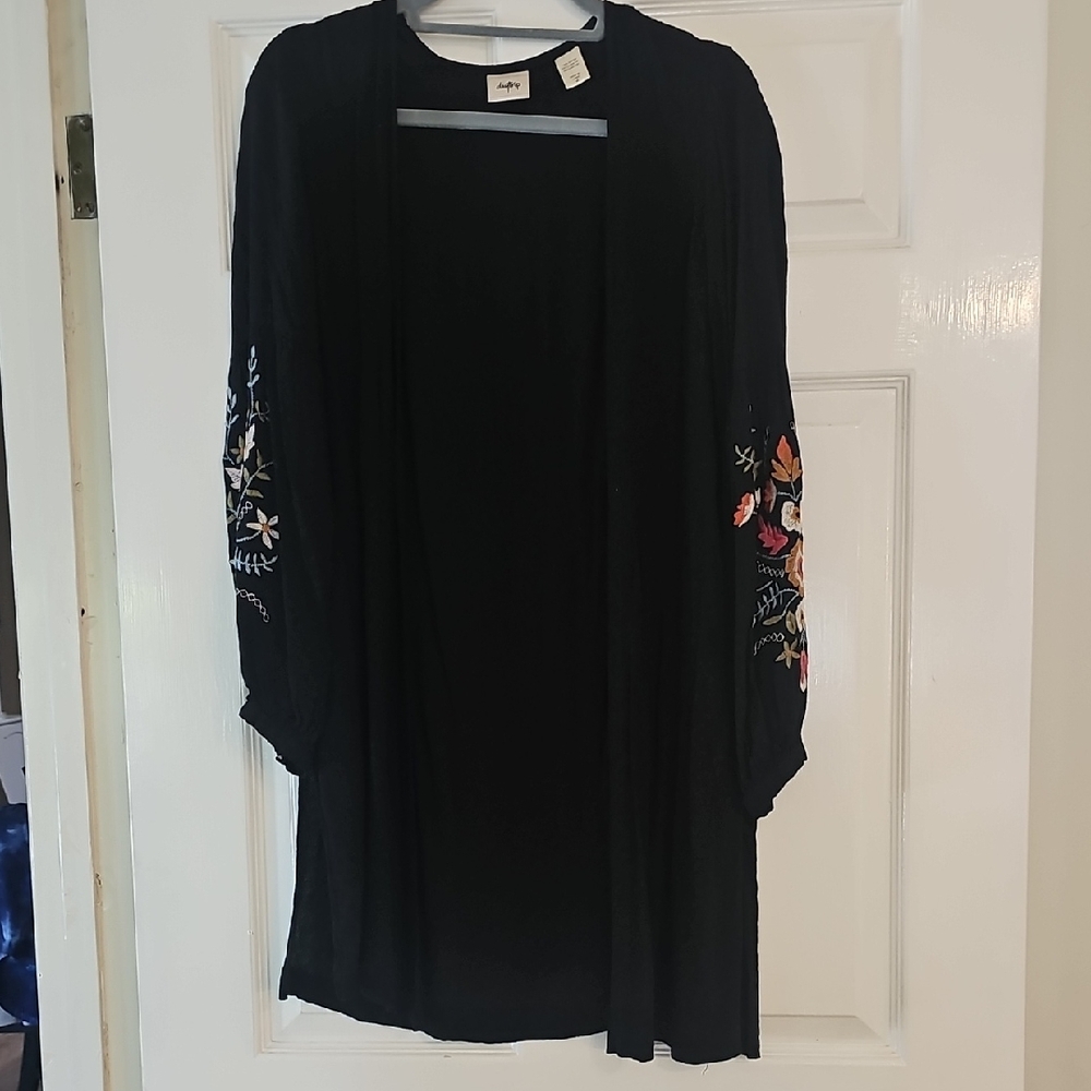 Daytrip Black Textured Top